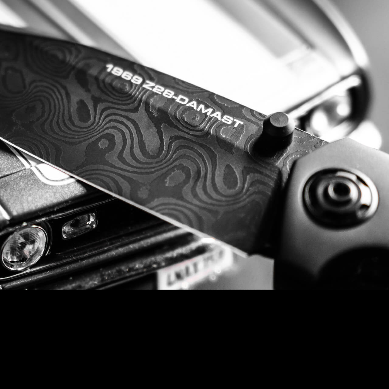 Boker 1969 Z28-Damast Shadow Folding Knife