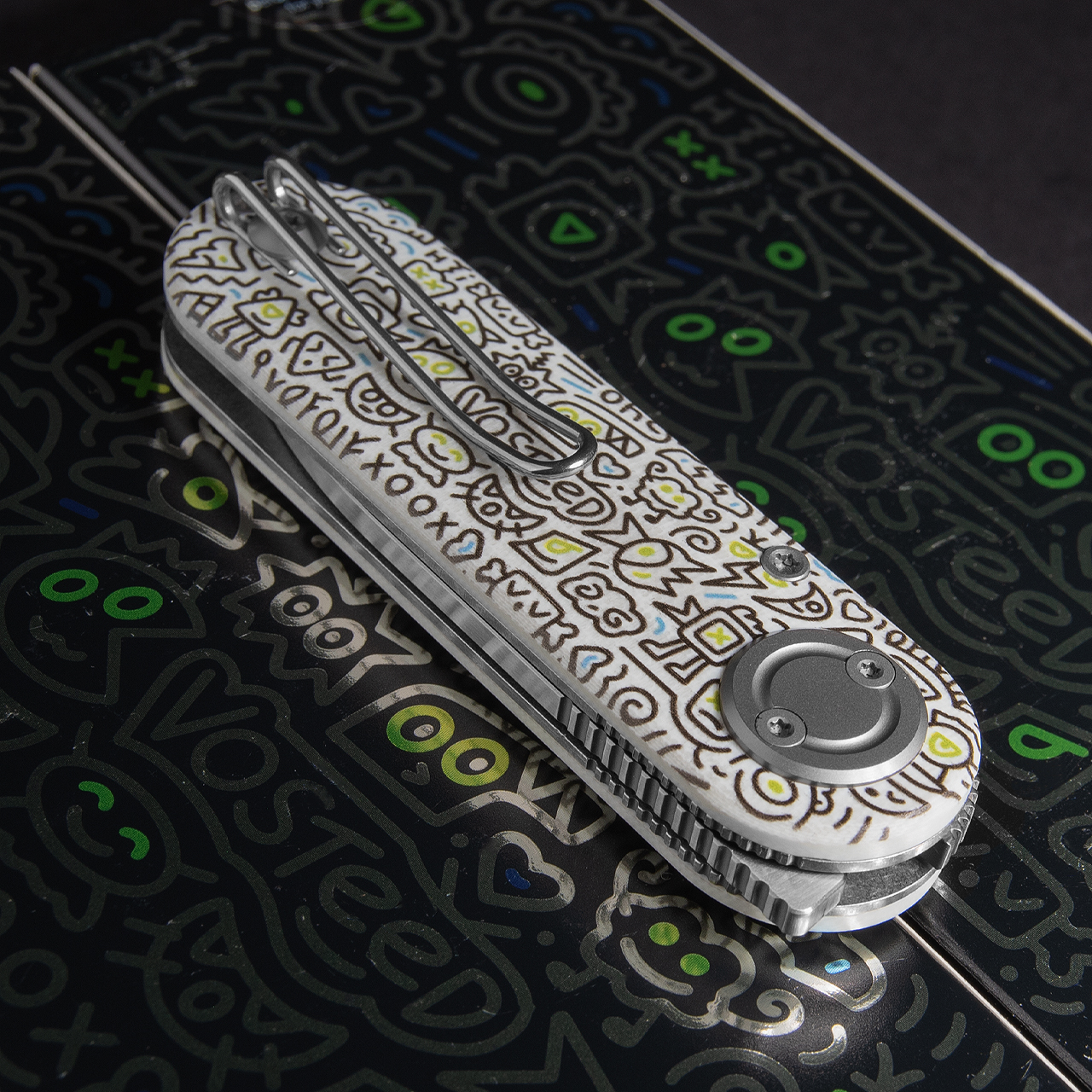 Vosteed Corgi V Vanchor Doodle Folding Knife