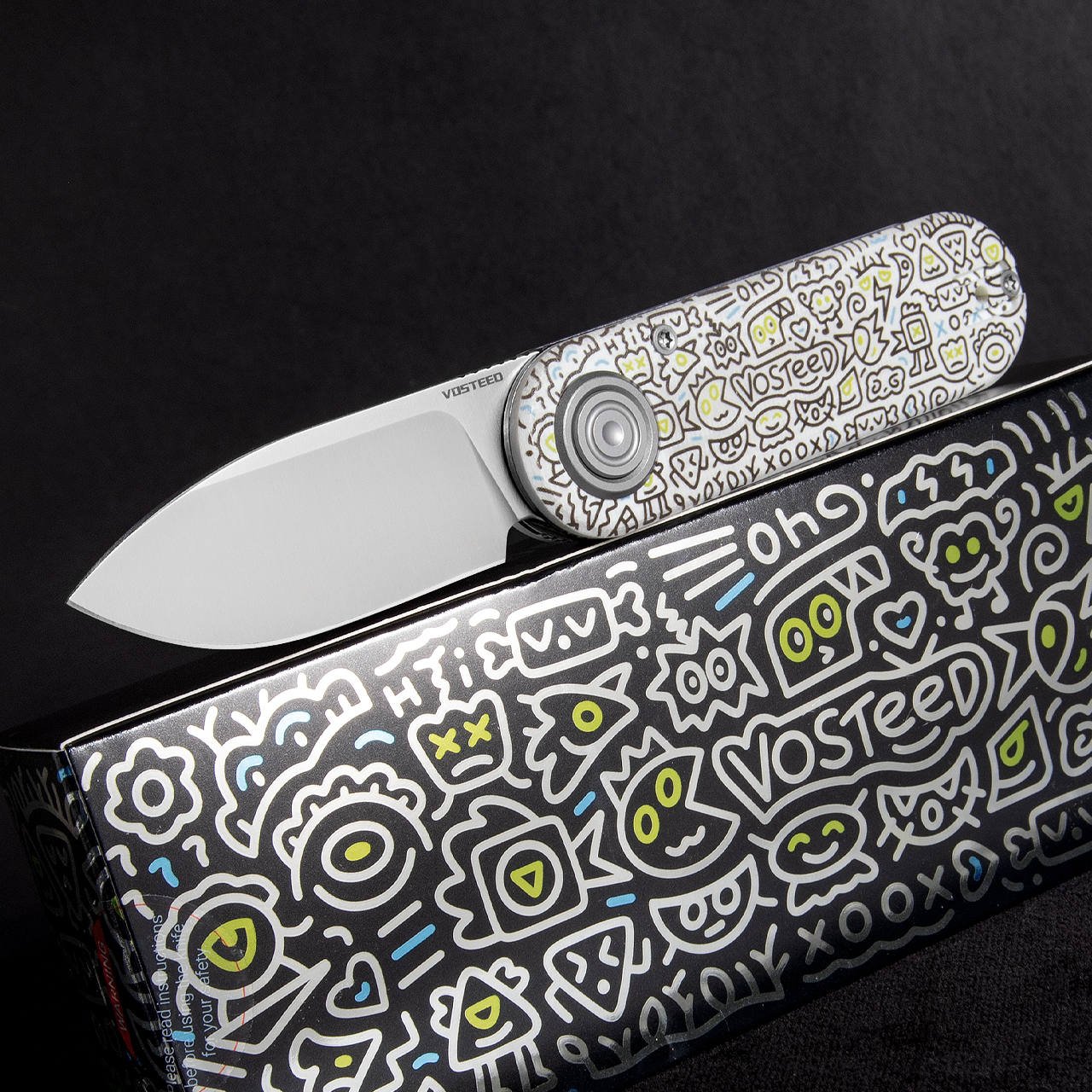 Vosteed Corgi V Vanchor Doodle Folding Knife