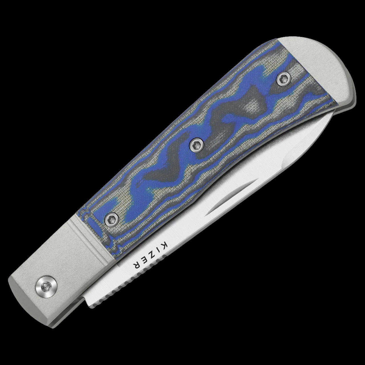 Kizer Trestle D Aluminum & Vortex Micarta Folding Knife
