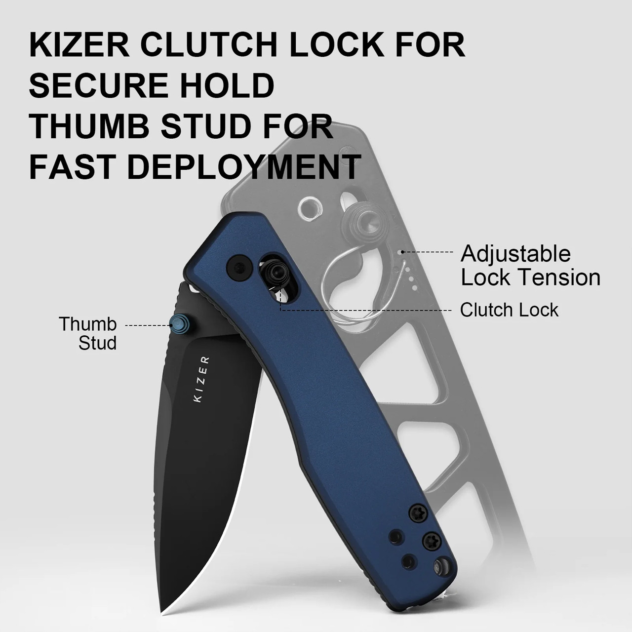 Kizer Aegis Aluminum Folding Knife