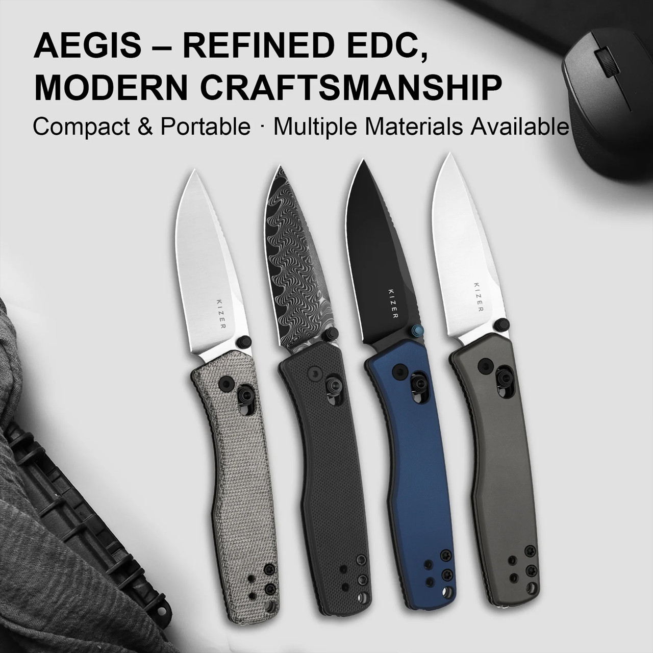 Kizer Aegis Aluminum Folding Knife