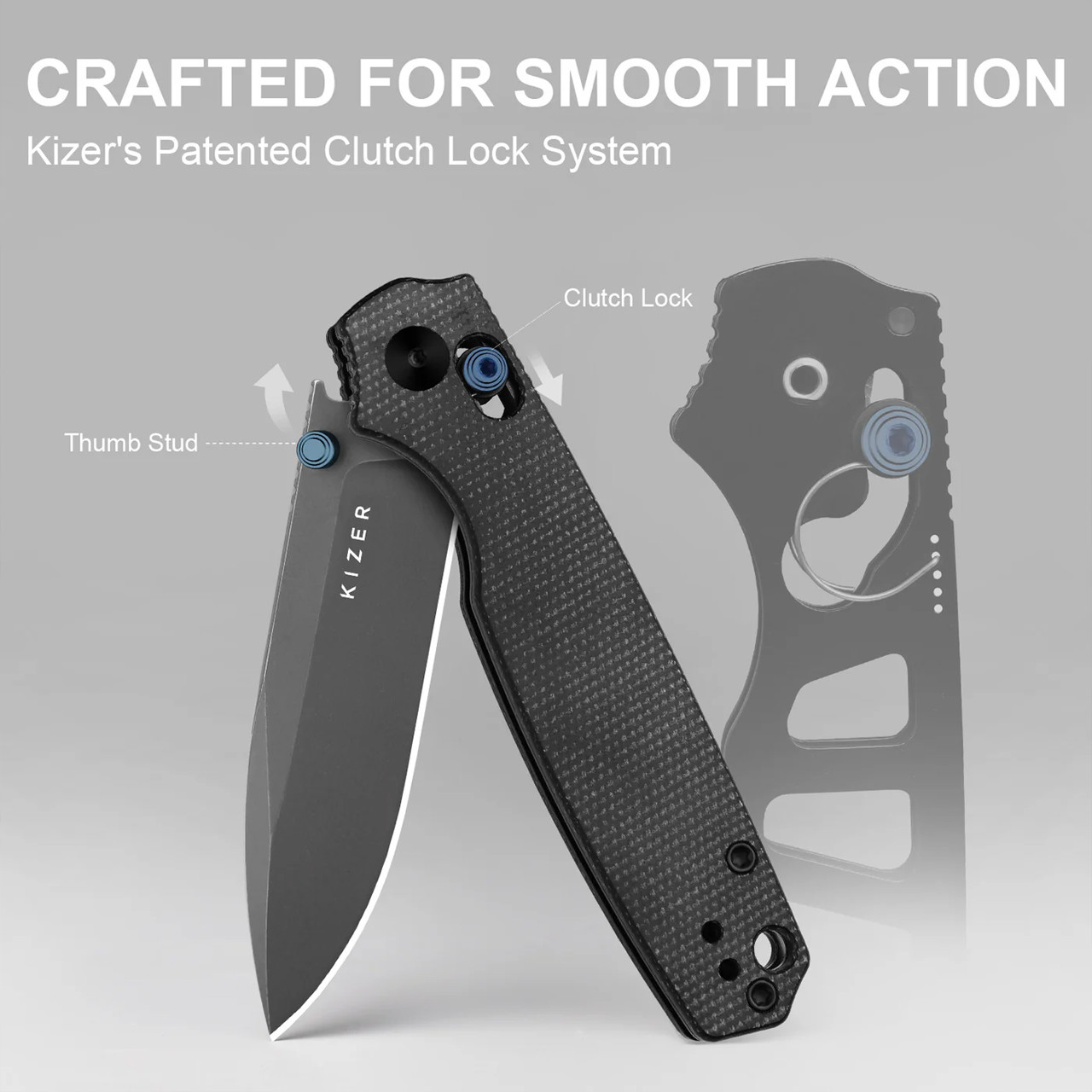 Kizer Pokiman Micarta Folding Knife