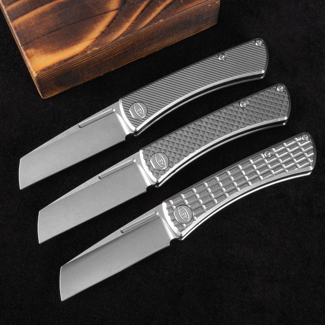 American Blade Works Ti Magnacut Slipjoint - 45 Degree