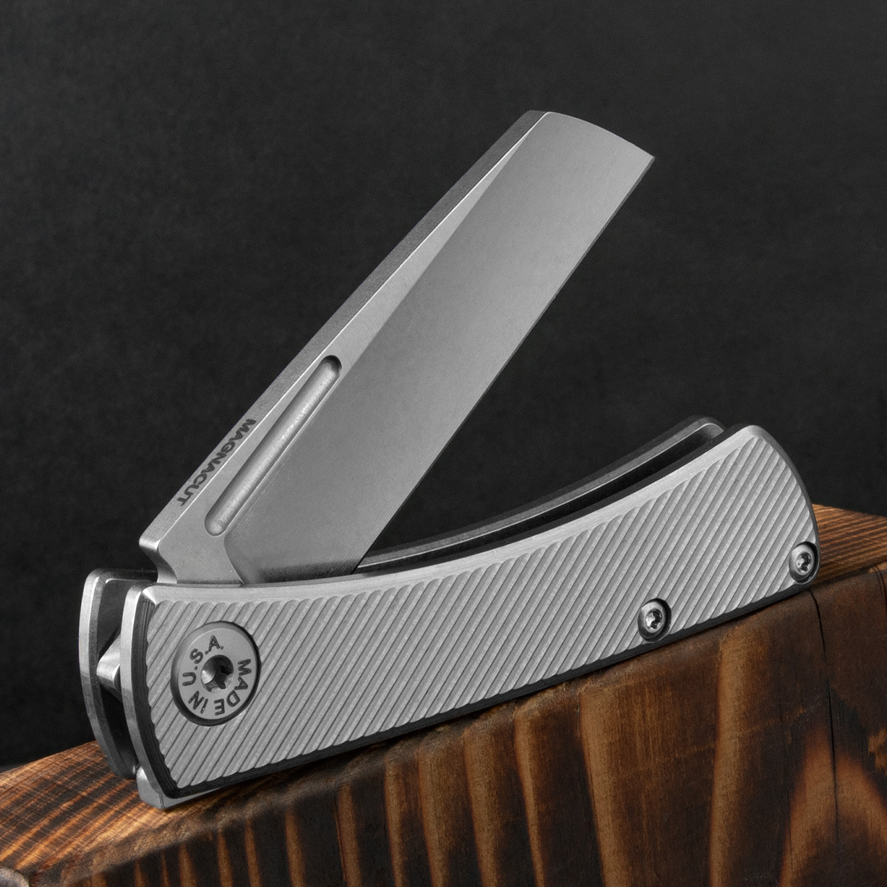 American Blade Works Ti Magnacut Slipjoint - 45 Degree