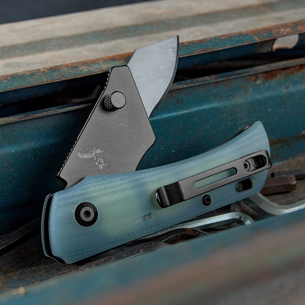TA Pallas Jade G10 DLC Utility Knife