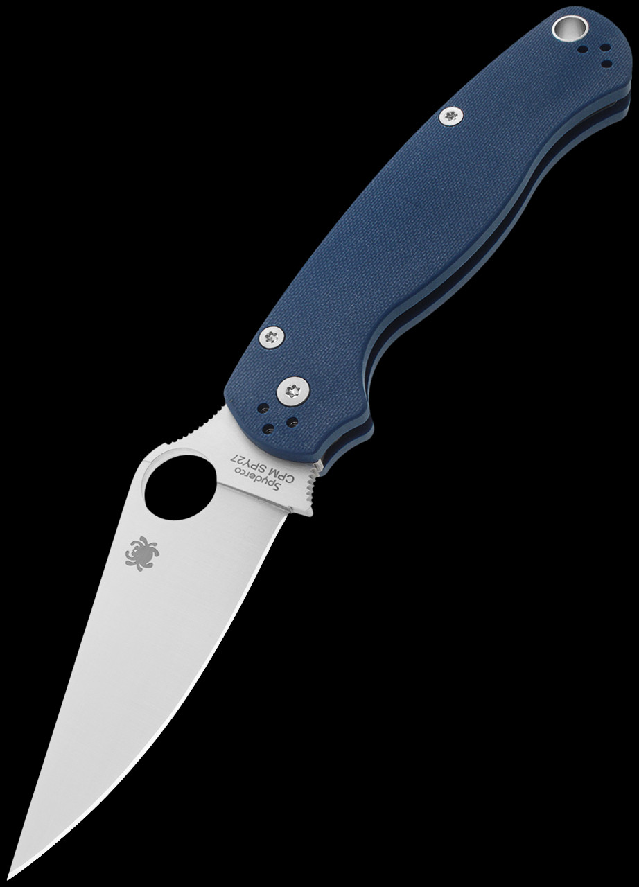 Spyderco Para Military 2 Cobalt Blue Folding Knife