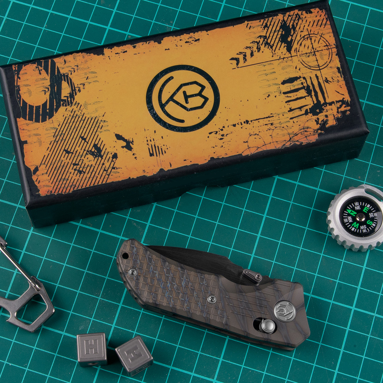 KB Knives Jarpen Flame Folding Knife