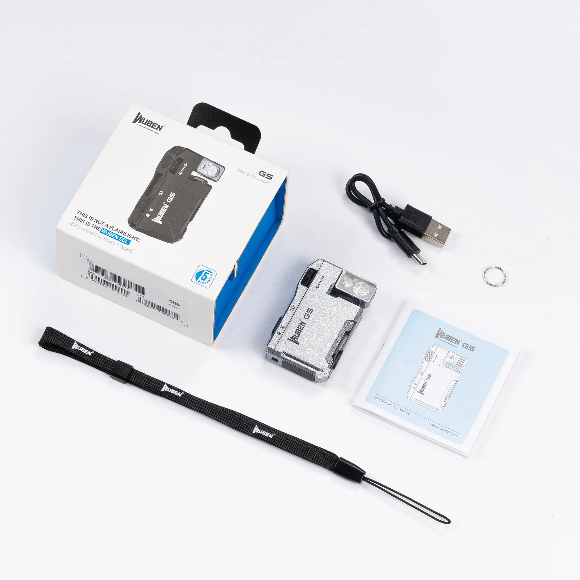 Wuben G5 Ice Crack Flashlight