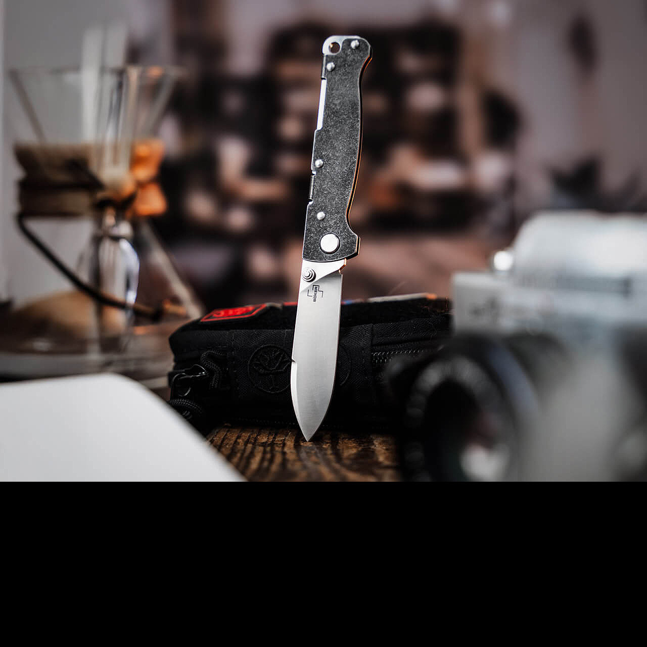 Boker Plus Atlas Droppoint TS Folding Knife