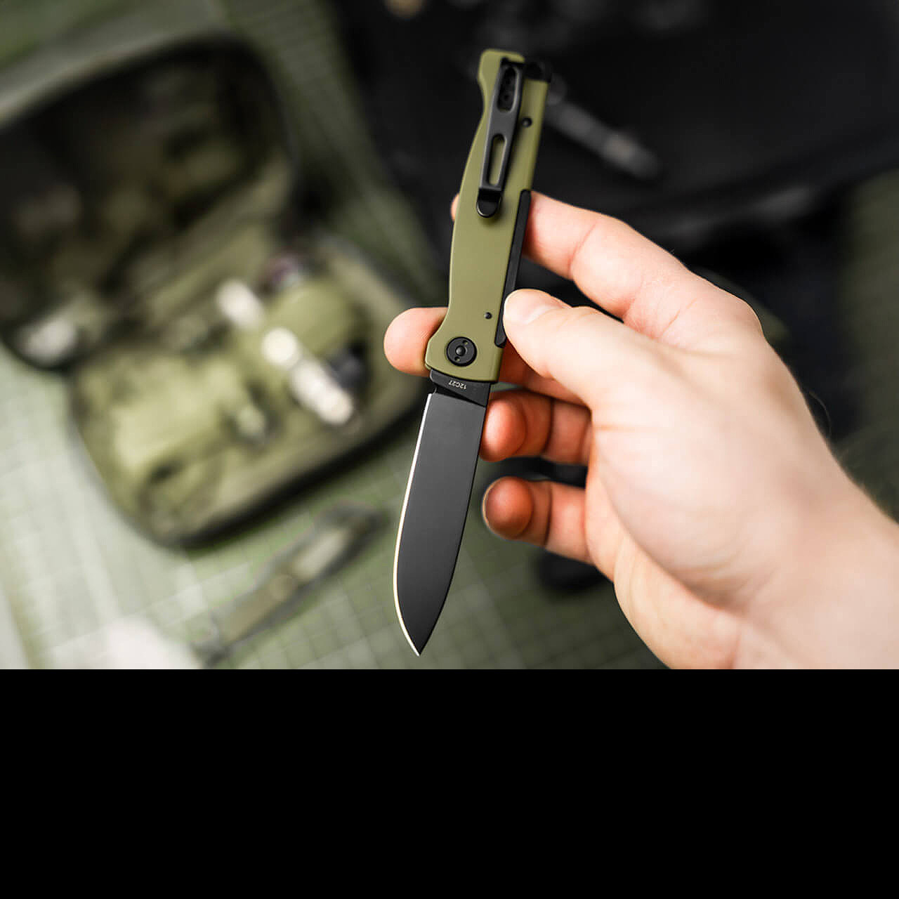 Boker Plus Atlas OD Green Folding Knife