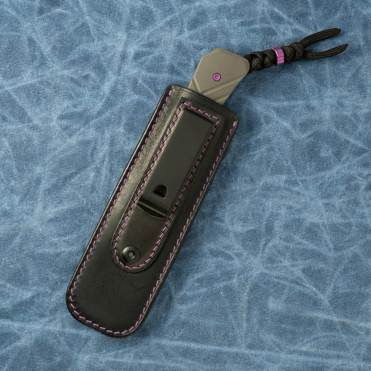 Jack Wolf Knives Pioneer FIXedc Tit Cross Hatch 2 Fixed