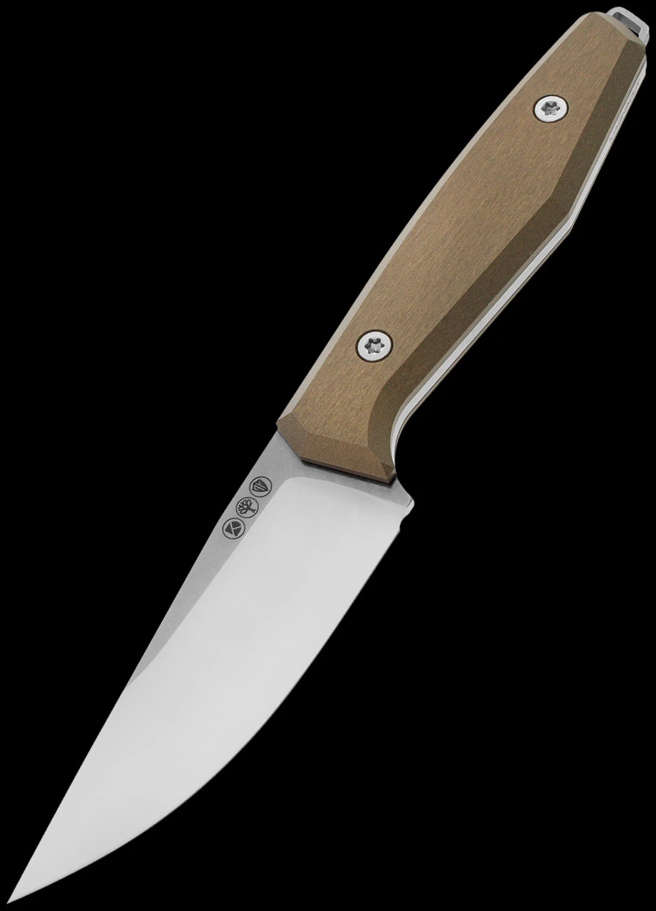 Boker Daily Knives AK1 Magnacut Fixed Blade Gold