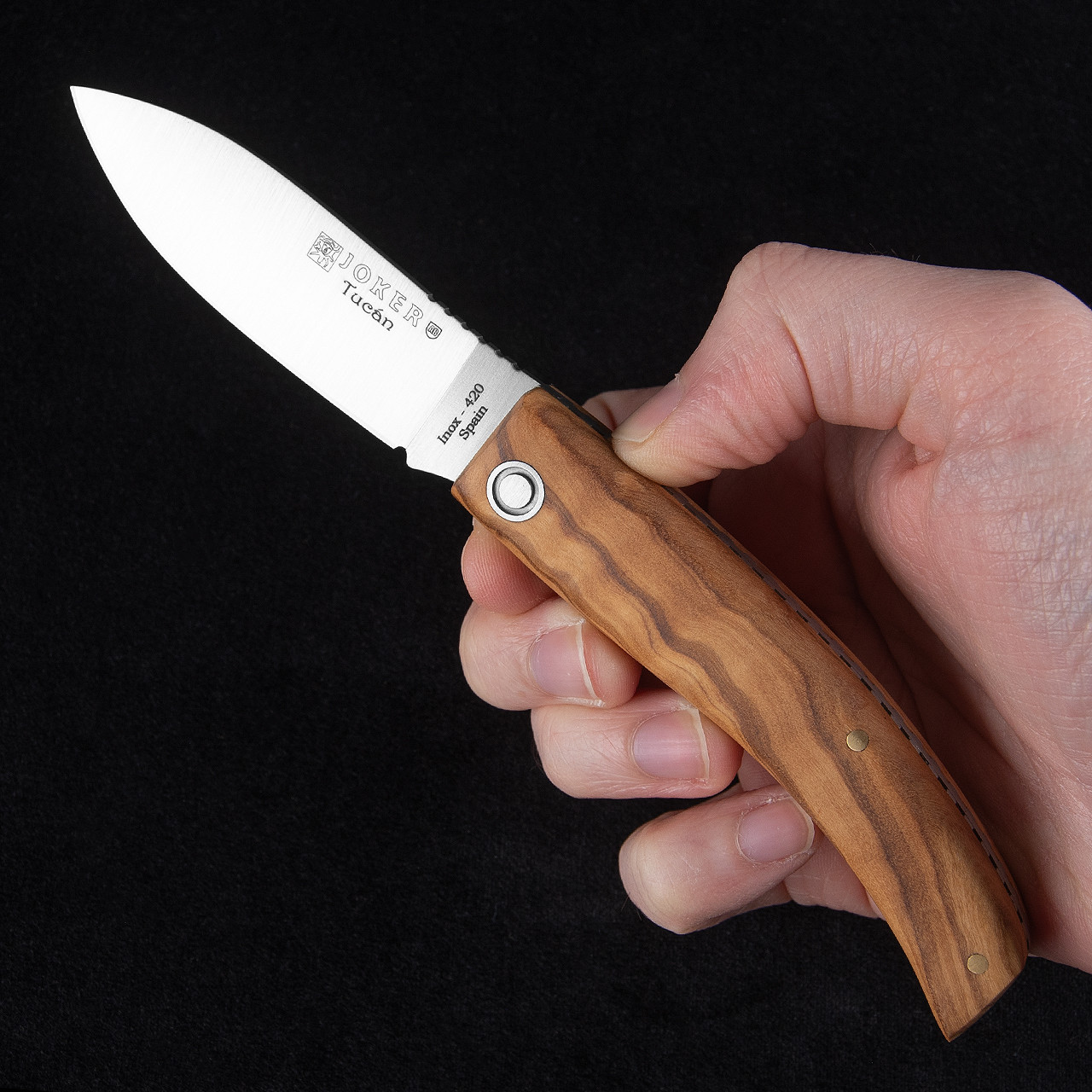 Joker Tucan Olive 7.5cm Folding Knife