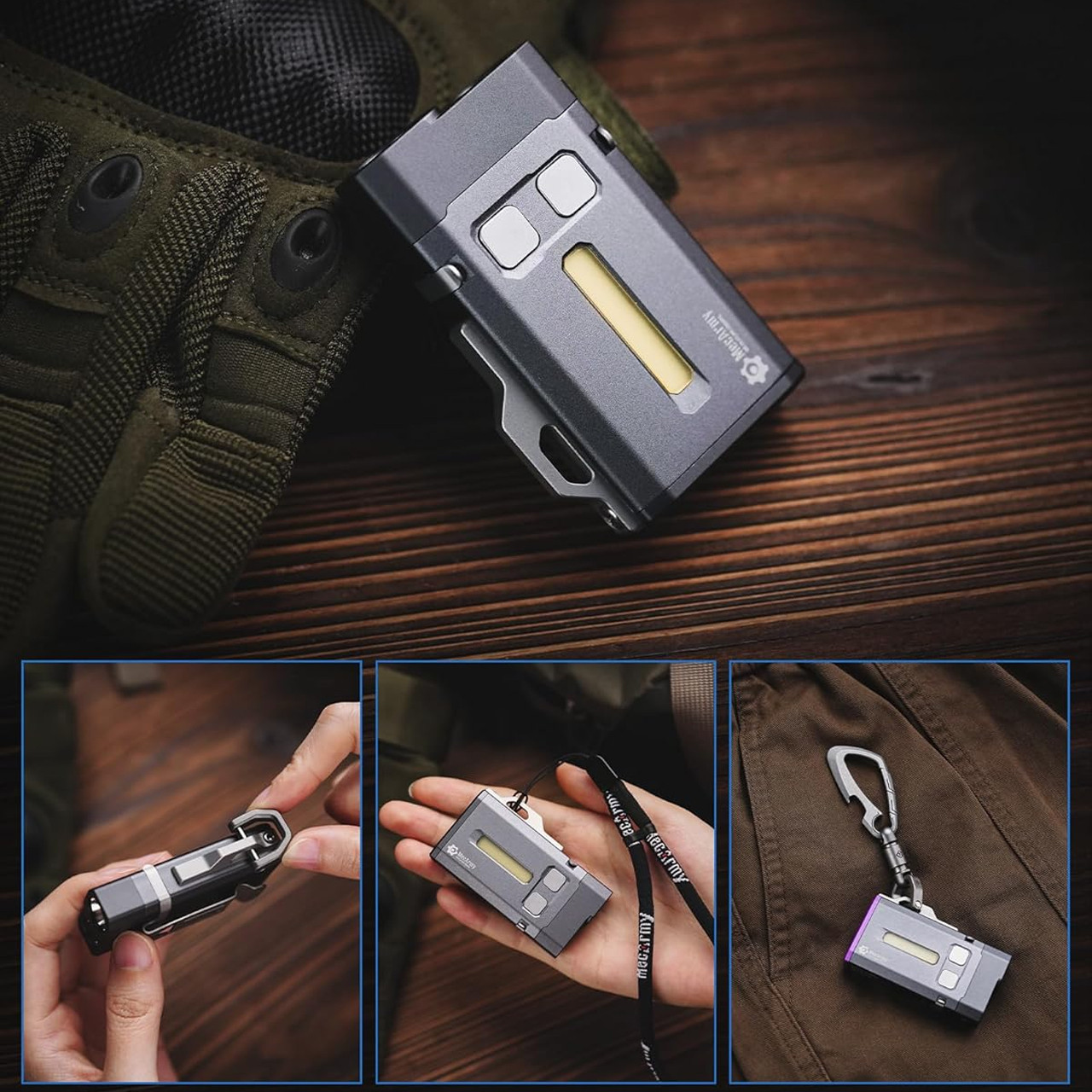 MecArmy SGN8 Dark Grey/White Flashlight | Flashlight