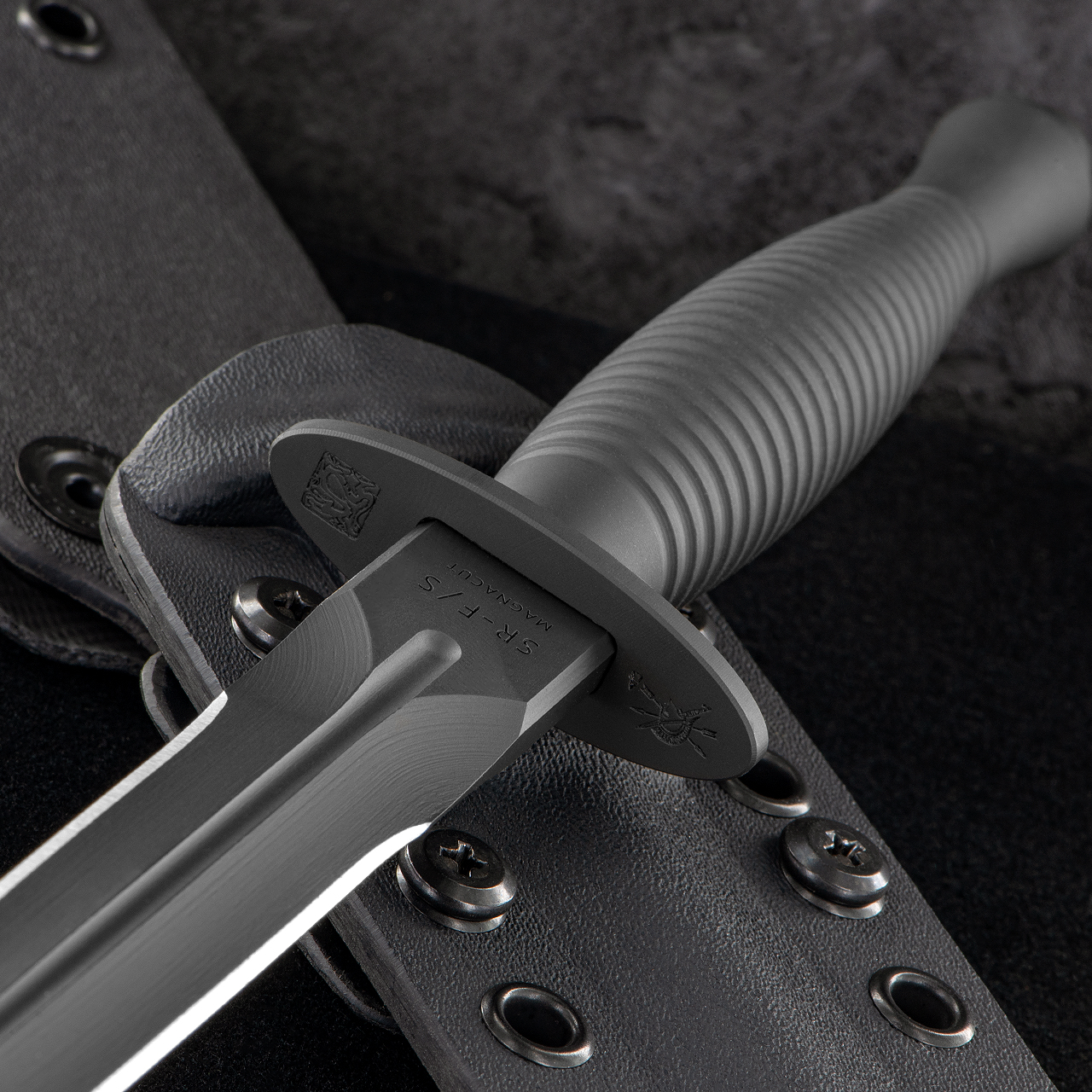 Spartan Ronin Dagger Black Fixed Blade