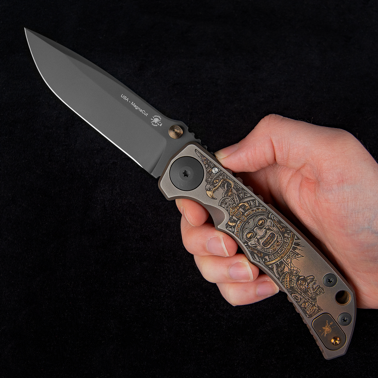 Spartan Harsey Aztec Folding Knife