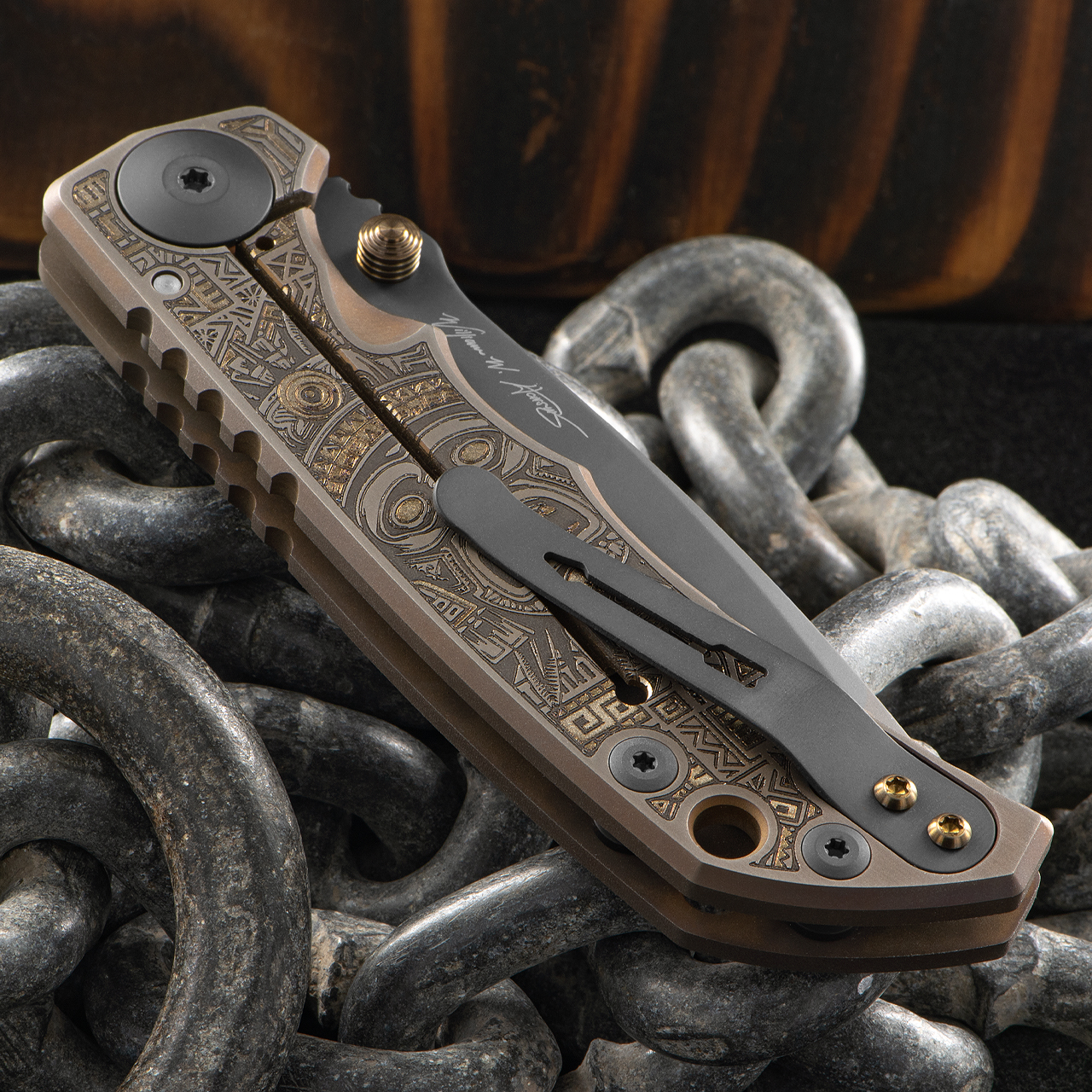 Spartan Harsey Aztec Folding Knife