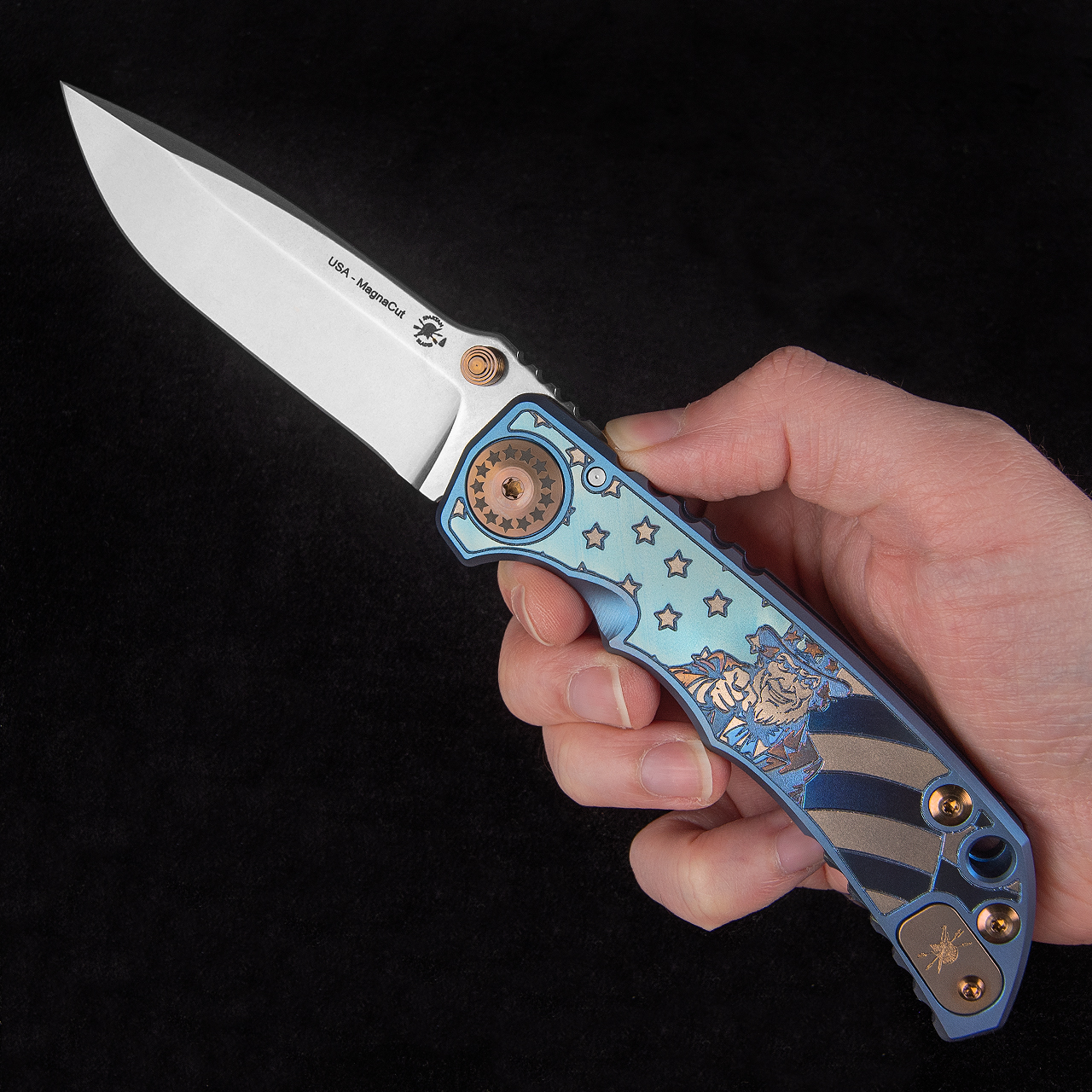 Spartan Harsey Uncle Sam Folding Knife