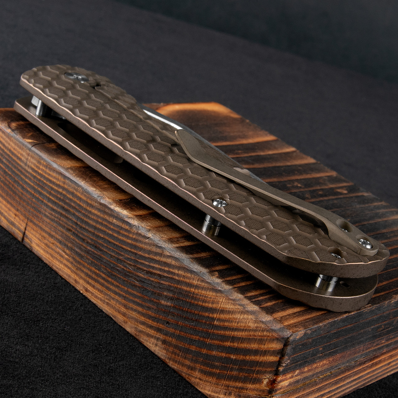 McNees Dixon Honeycomb Atomic Bronze Satin Folding Knife