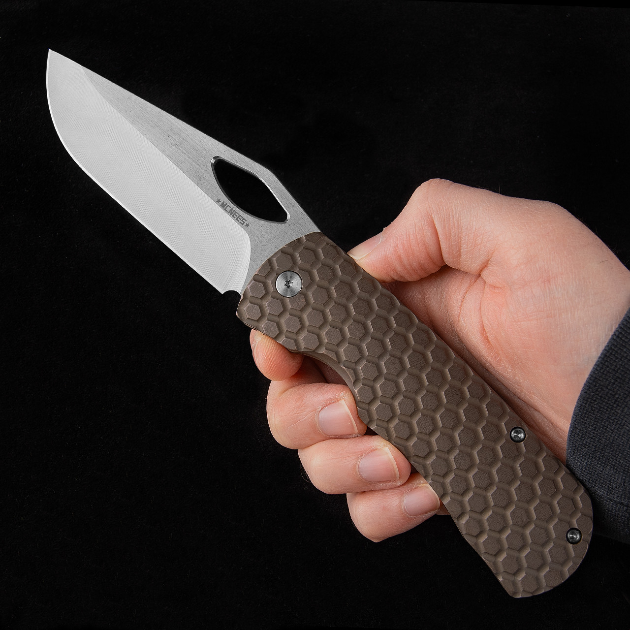 McNees Dixon Honeycomb Atomic Bronze Satin Folding Knife