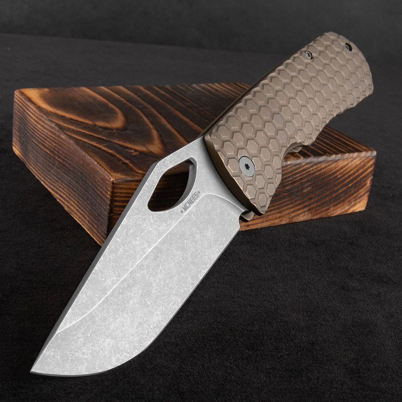 McNees Dixon Honeycomb Atomic Bronze Folding Knife