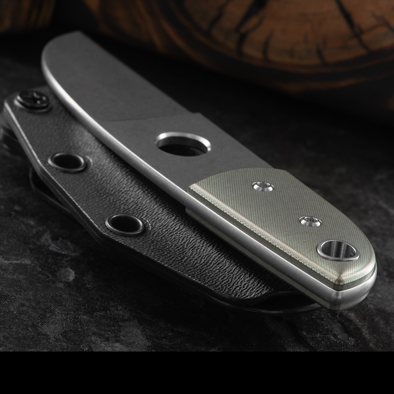 Anso Sheepsfoot Titanium CUPRUM Fixed Bladex