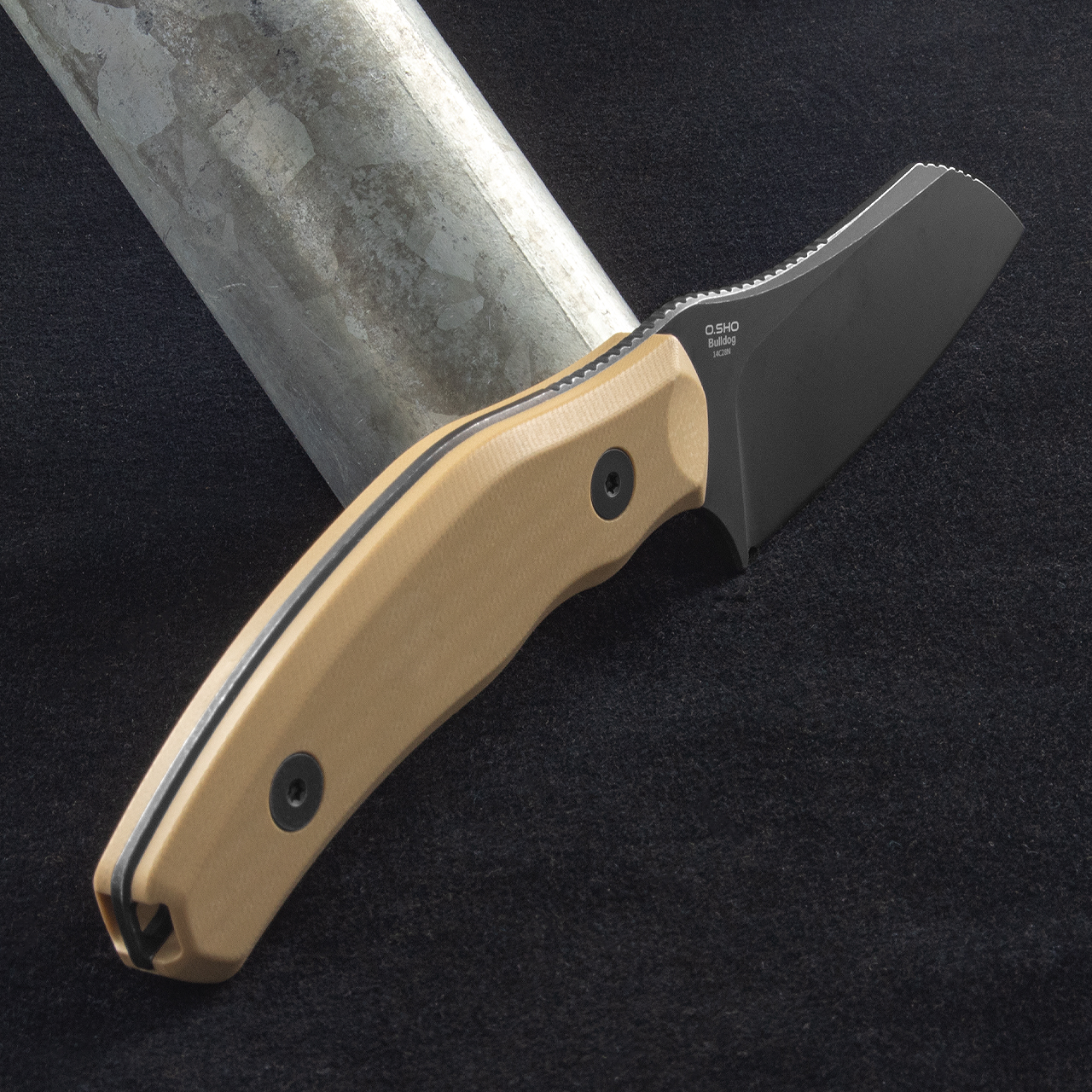 Kizer Bulldog Tan G10 Fixed Blade