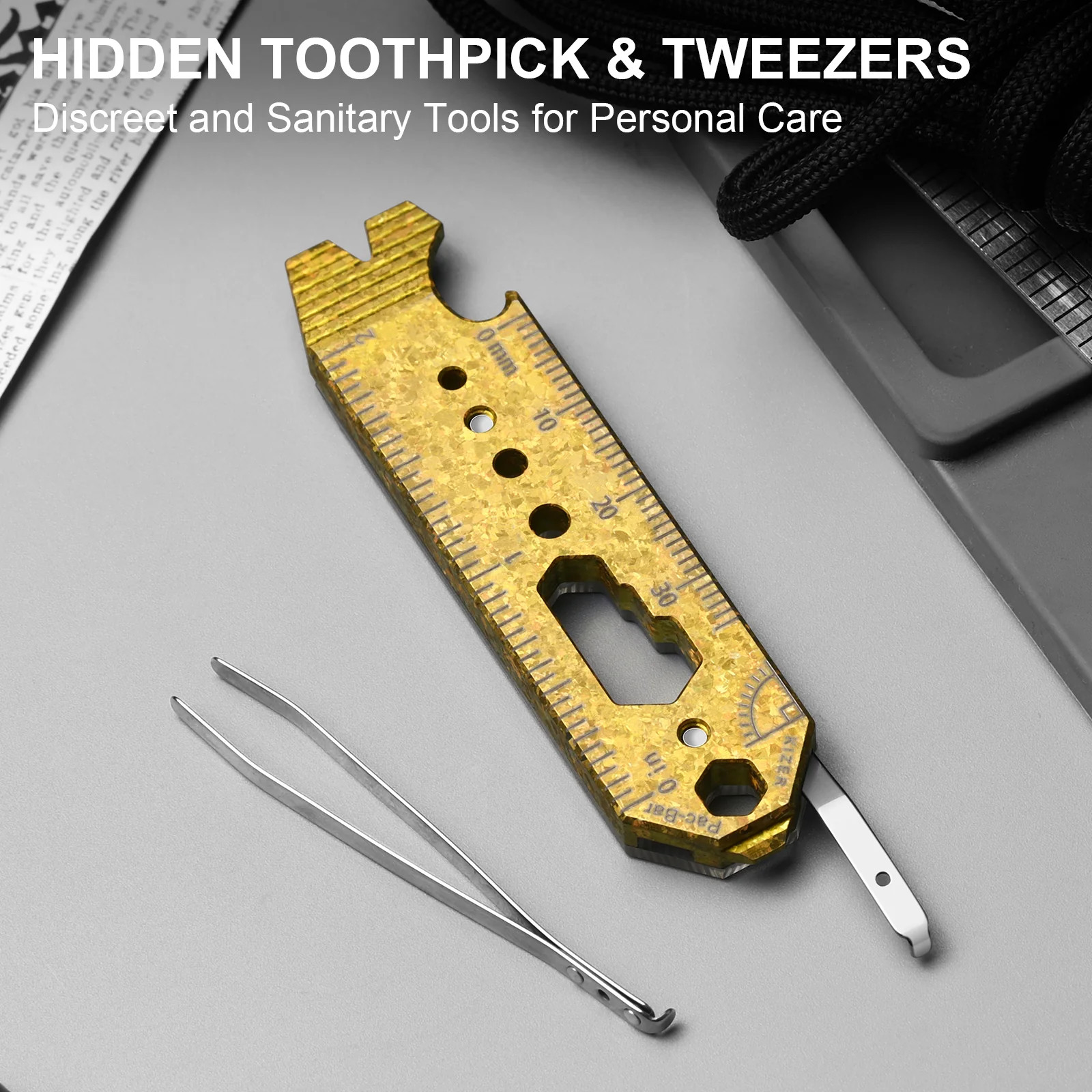 Kizer Crystalised Titanium Multi-Functional Pac-Bar