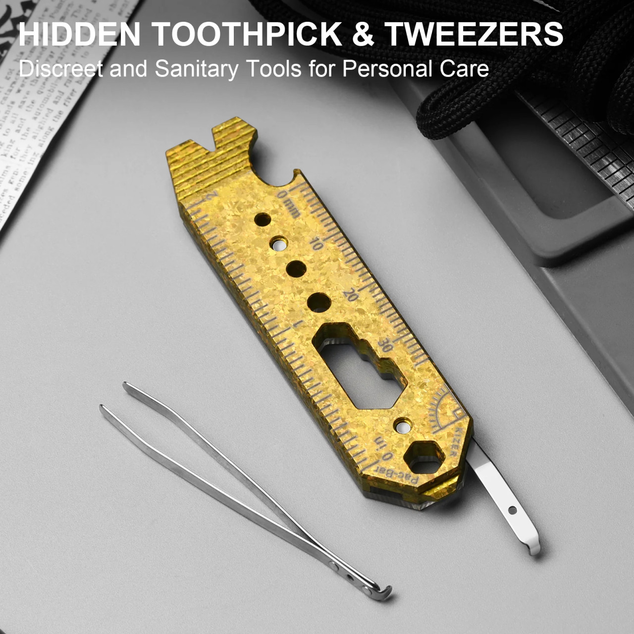 Kizer Crystalised Titanium Multi-Functional Pac-Bar
