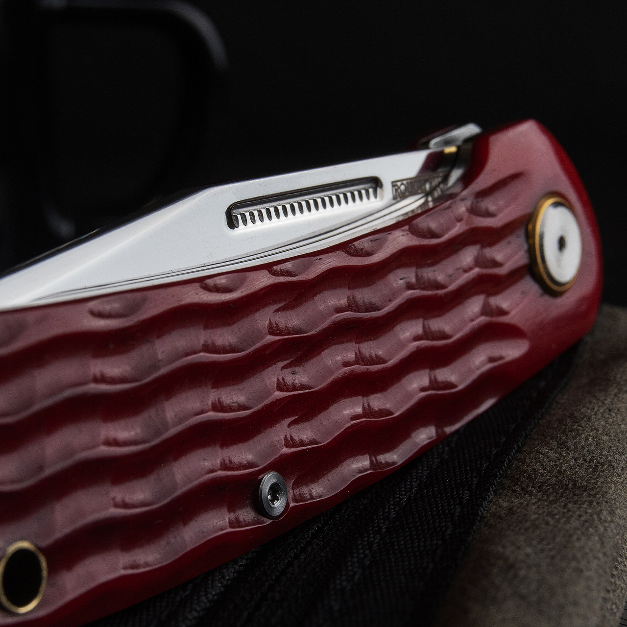 Rough Ryder Red Sea Slip Joint  Folding Knife