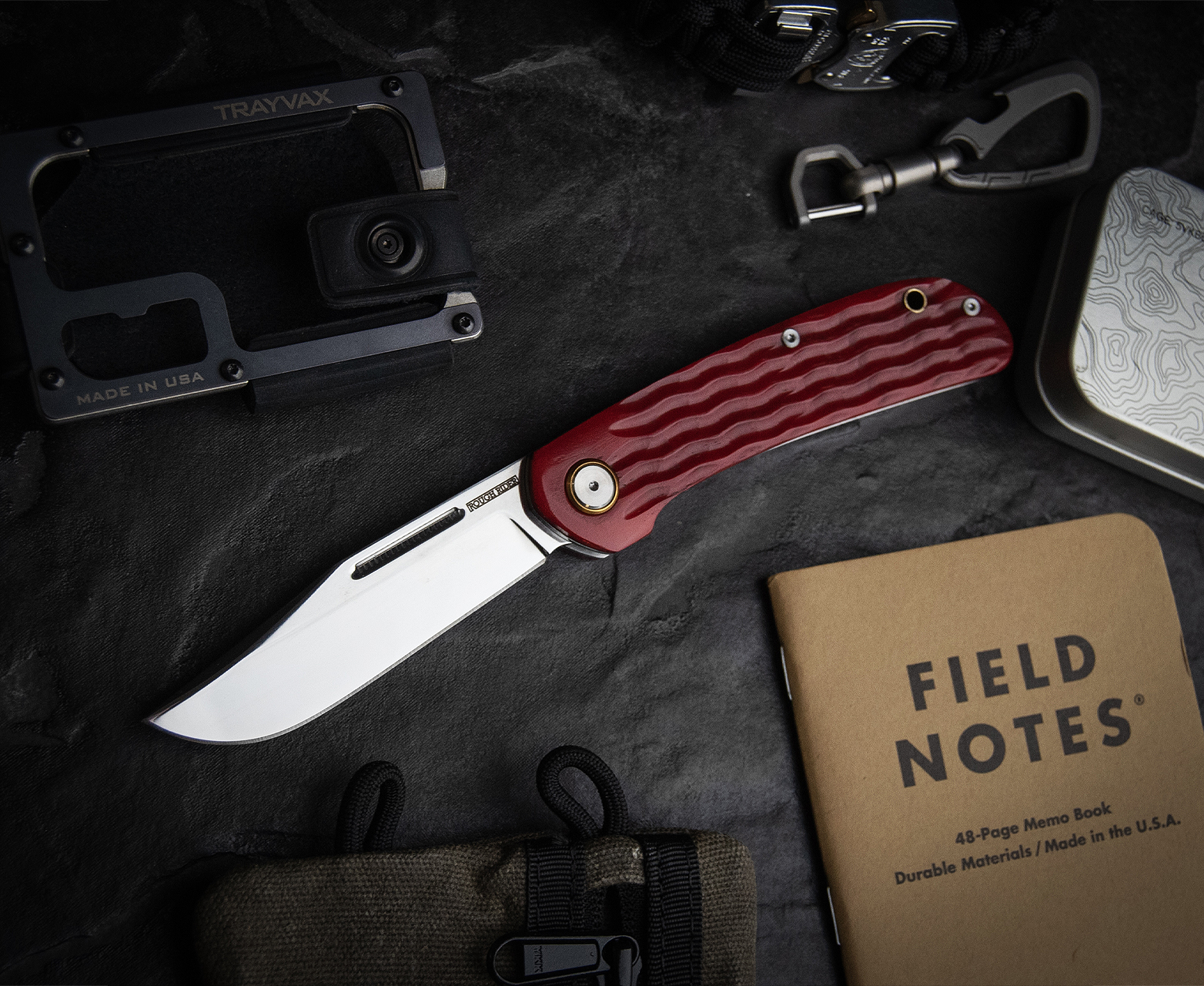 Rough Ryder Red Sea Slip Joint  Folding Knife