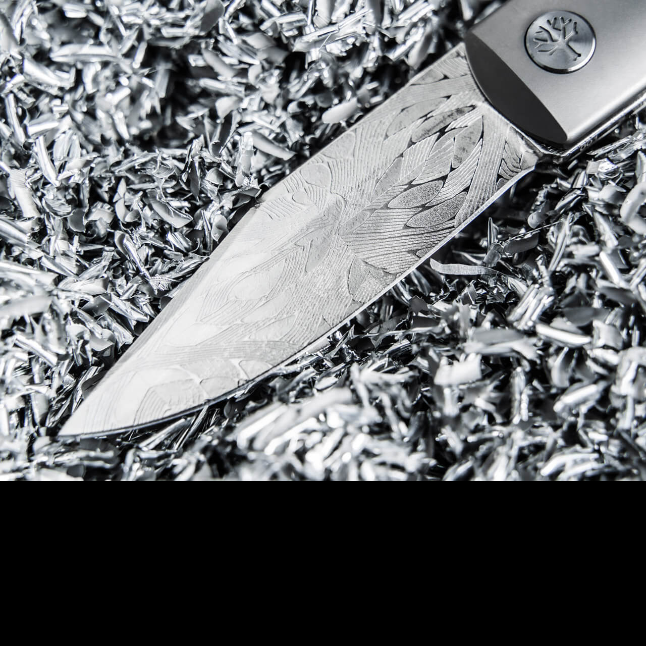 Boker BRLW Meteorite Damast Platinum Edition Folding Knife
