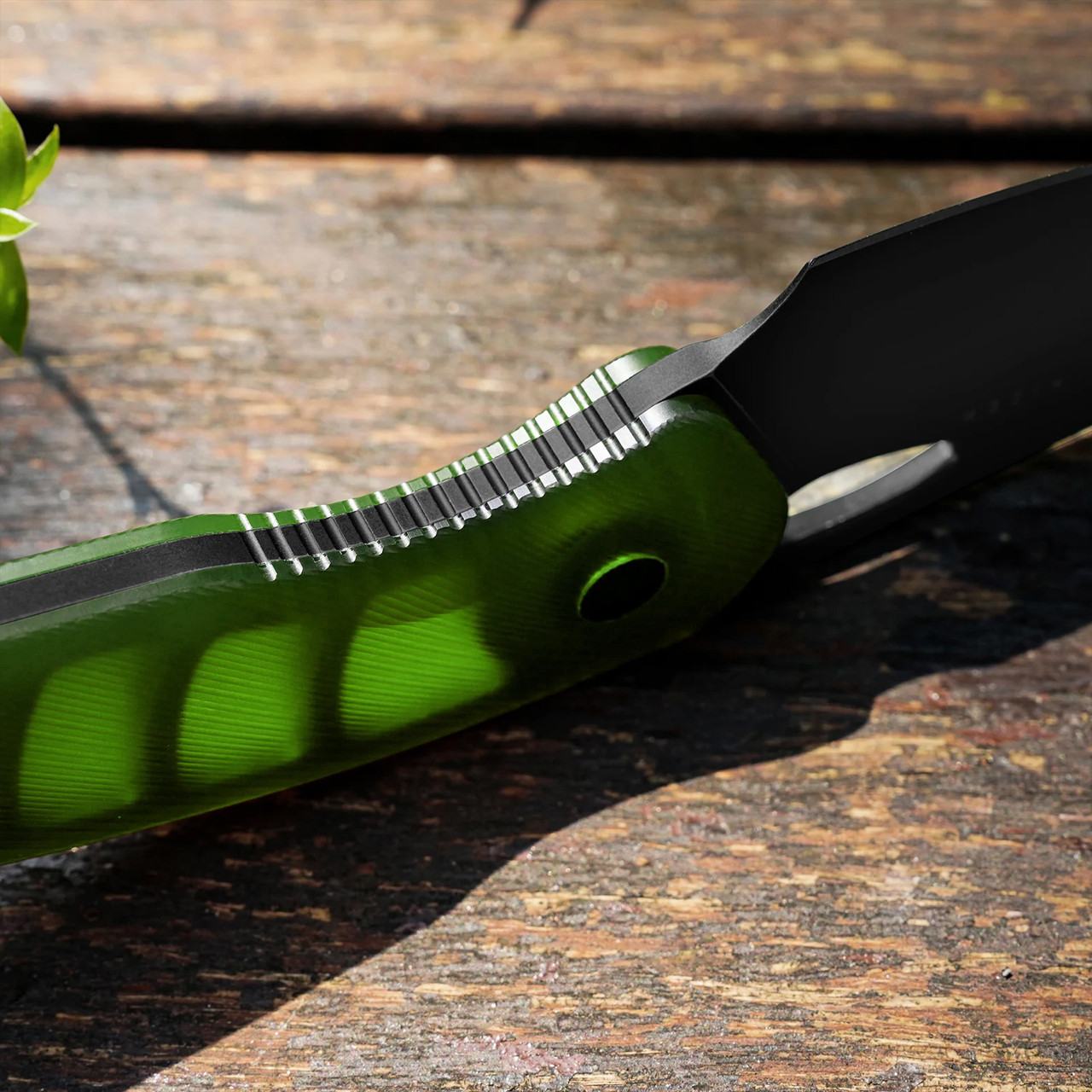 Kizer Hornet Green Fixed Blade
