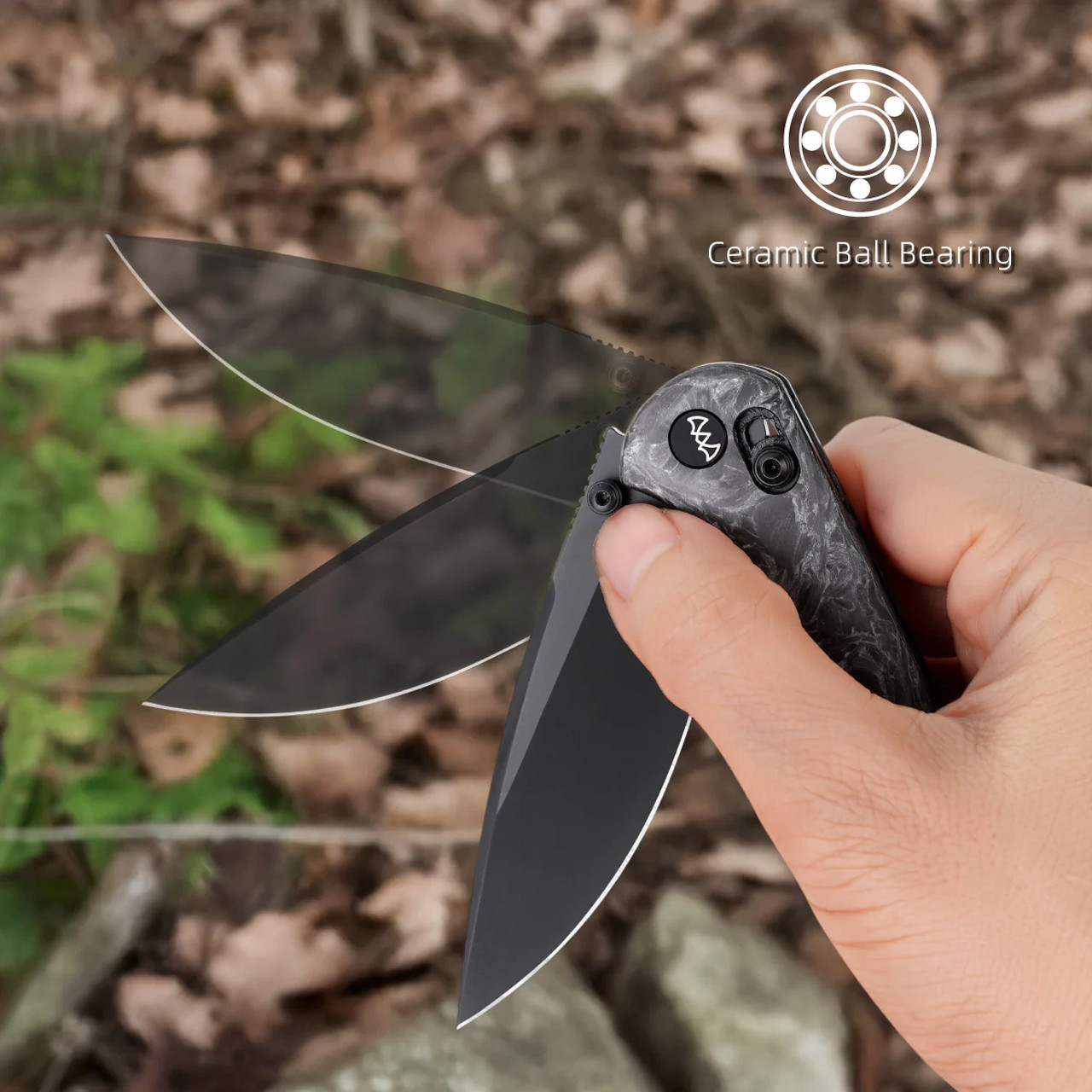 WIXCO Drax II Grey Carbon Fibre Folding Knife