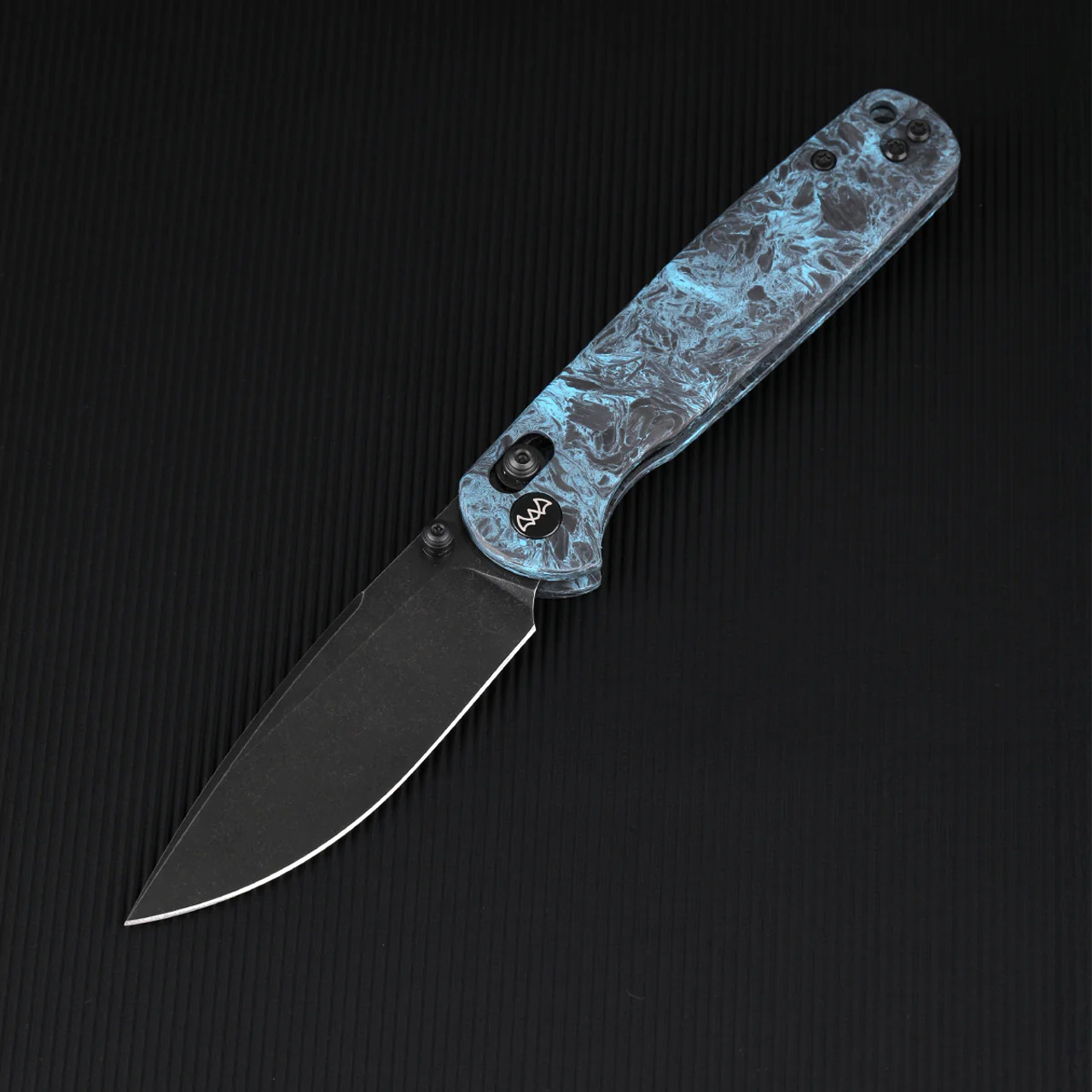 WIXCO Drax II Blue Carbon Fibre Folding Knife