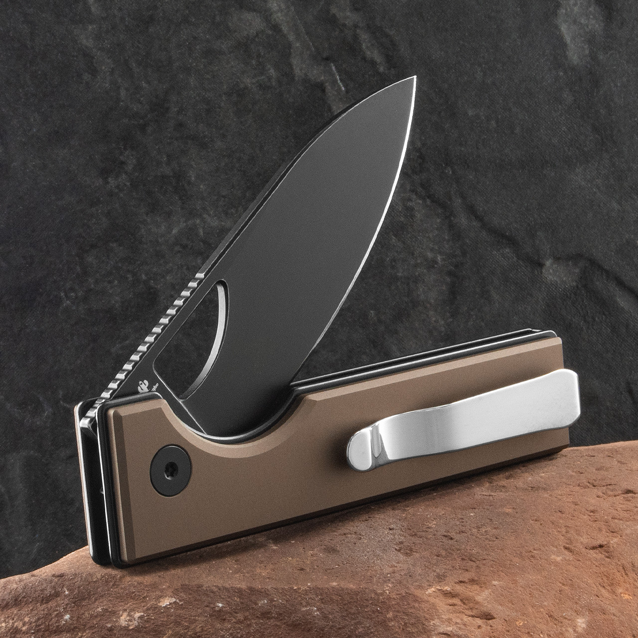 Kizer Little Ringbo Aluminium PVD Folding Knife