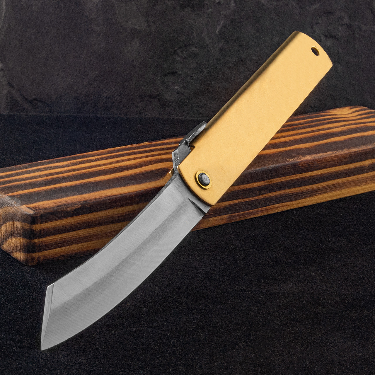 Higonokami Folder Brass