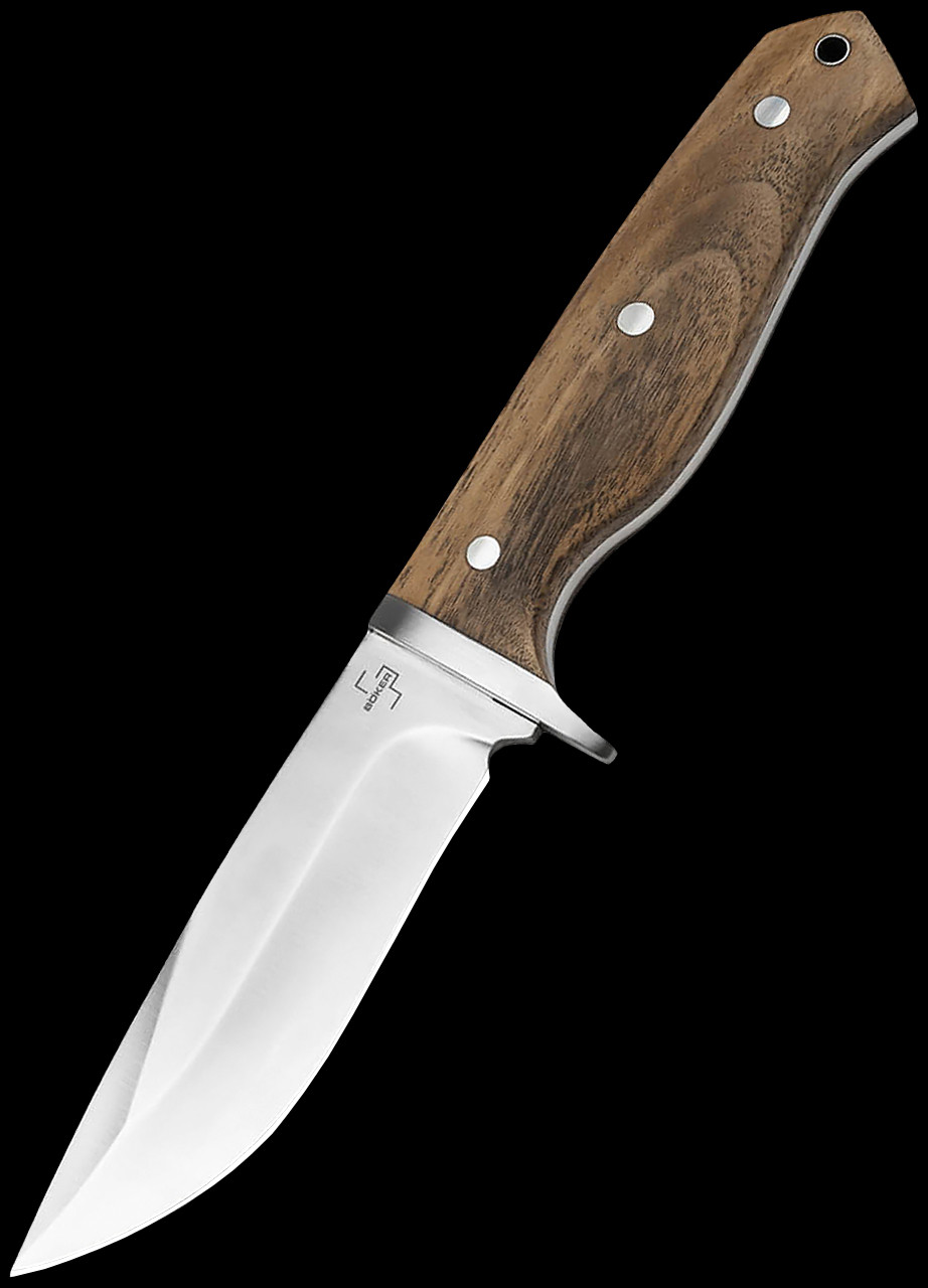 Boker Plus Walnut Drop Point Folding Knife