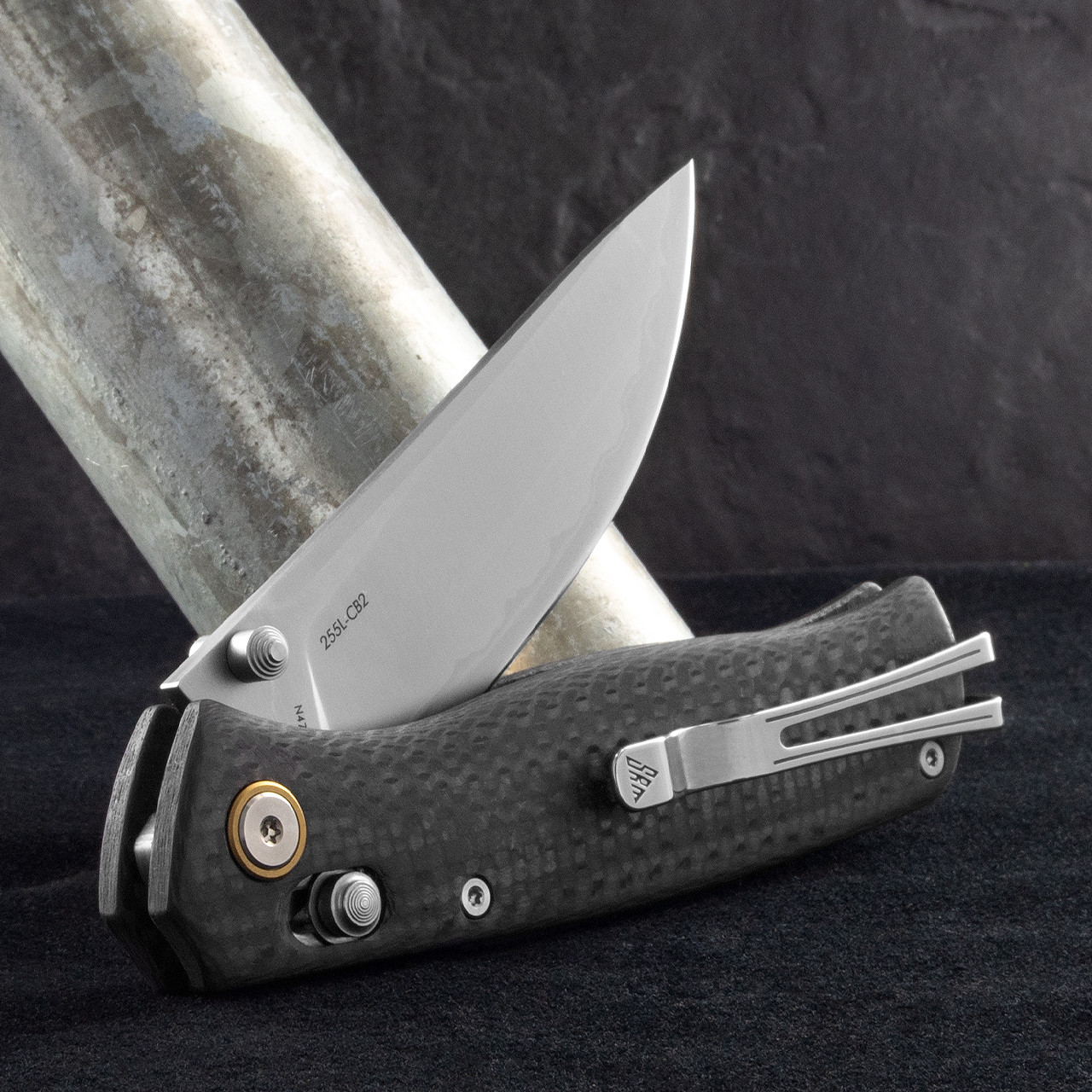 SRM 255l Ambi Lock Carbon Fibre Folding Knife