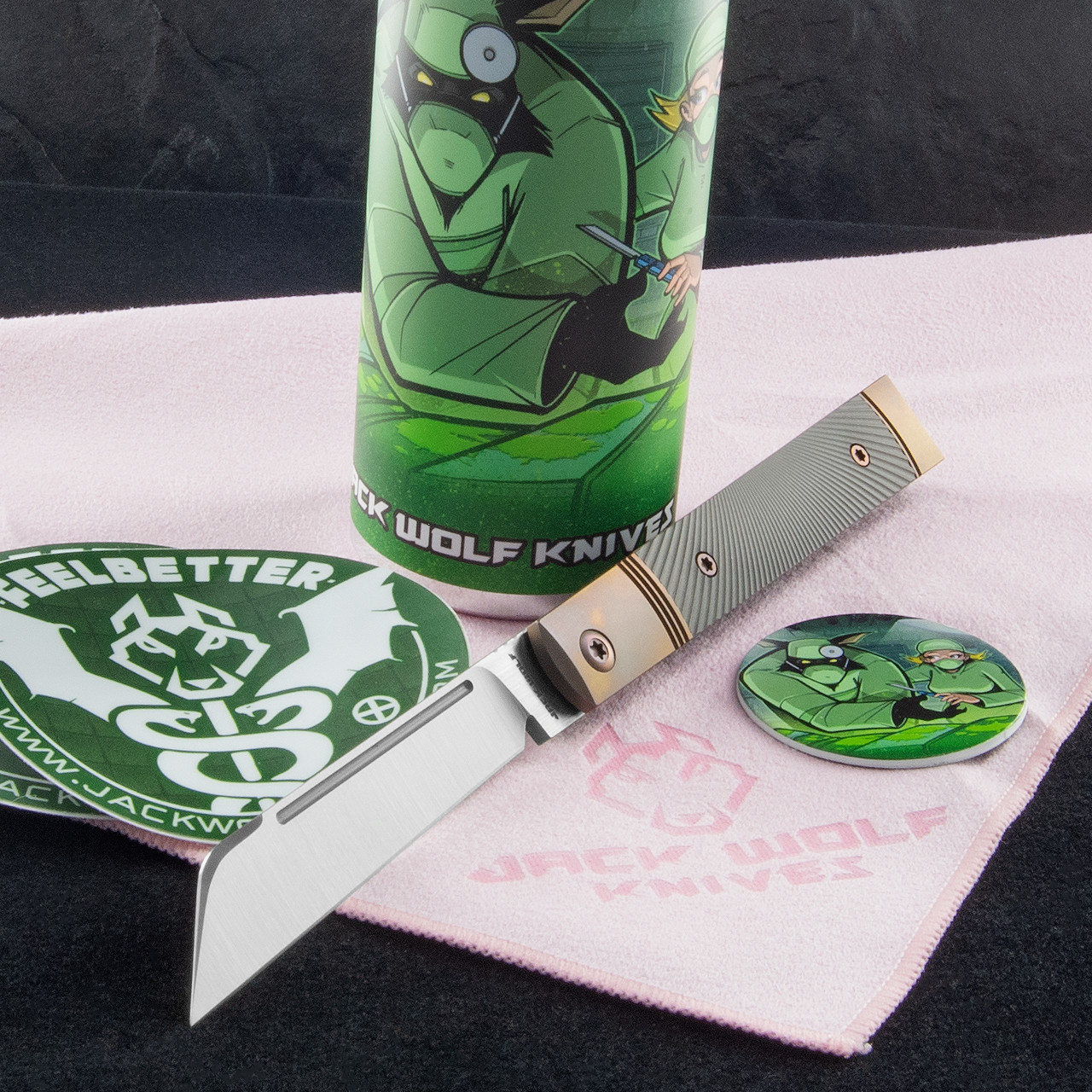 Jack Wolf Feelbetter Jack Titanium Starburst Folding Knife