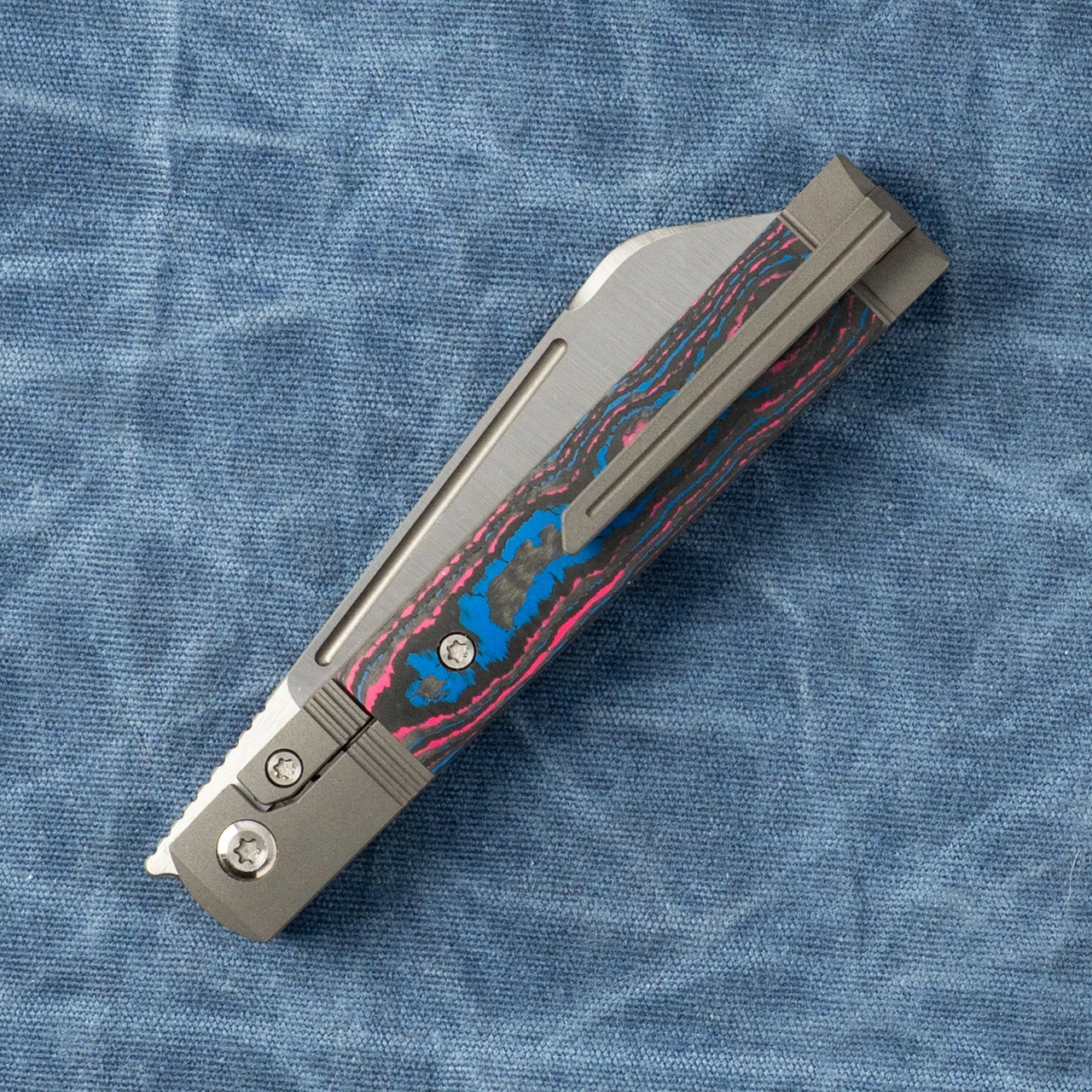 Jack Wolf Feelbetter Jack Camo Carbon Miami Folding Knife