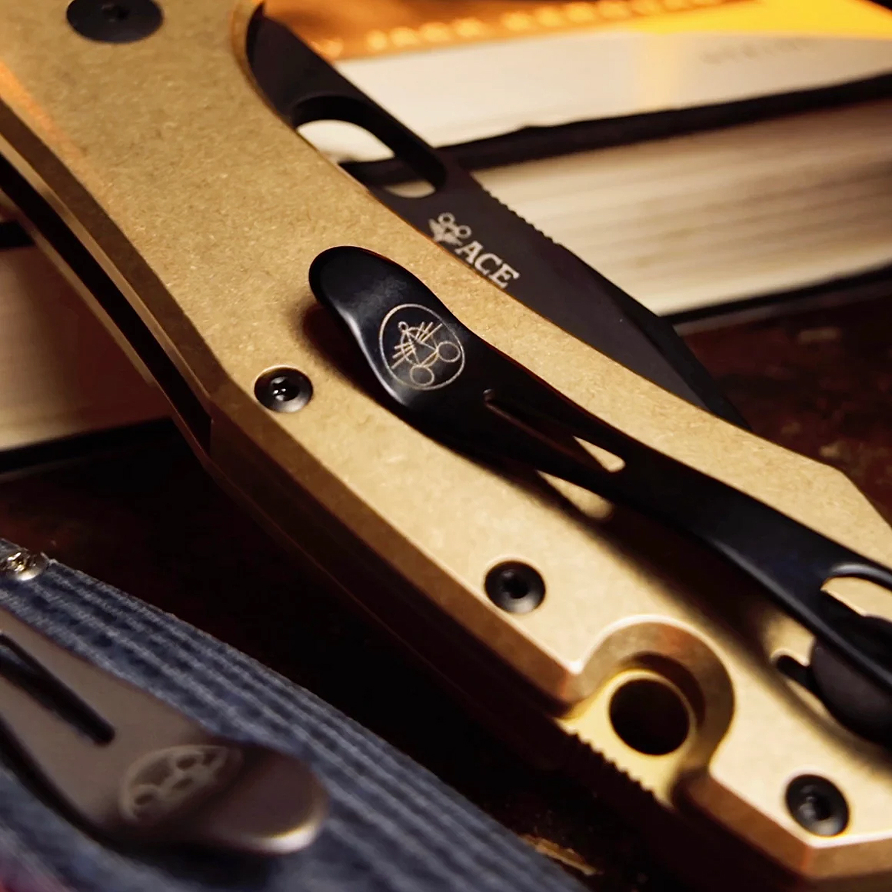 Giant Mouse PVD Titanium Deep Carry Clip