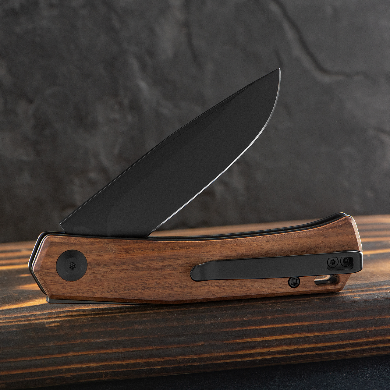Sencut Braxx Guibourtia Wood Folding Knife