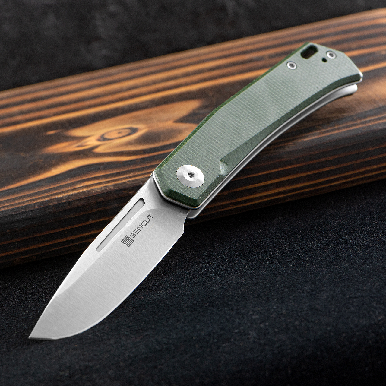 Sencut Braxx Micarta Folding Knife