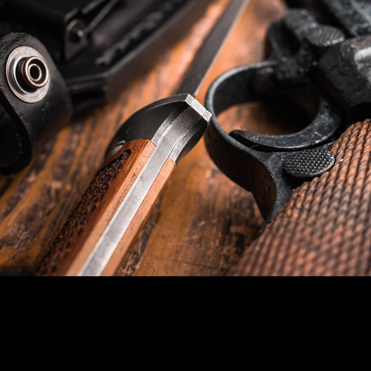 Boker P08 Damast Fixed Blade