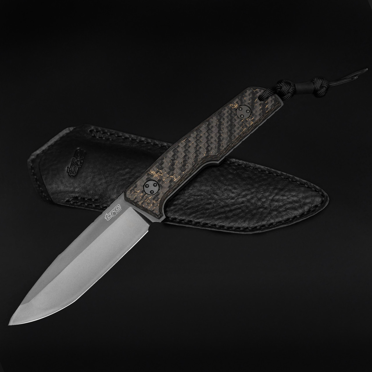 TRC Harpoon Night Storm Carbono Fibre Fixed Blade