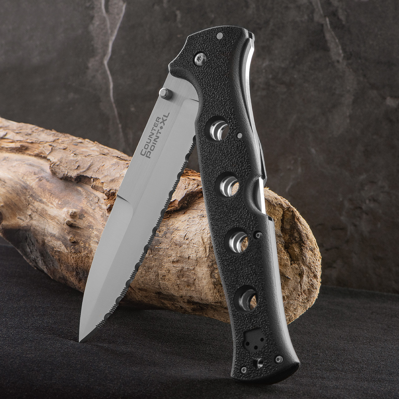Cold Steel Counter Point XL Serrated Folding Knife
