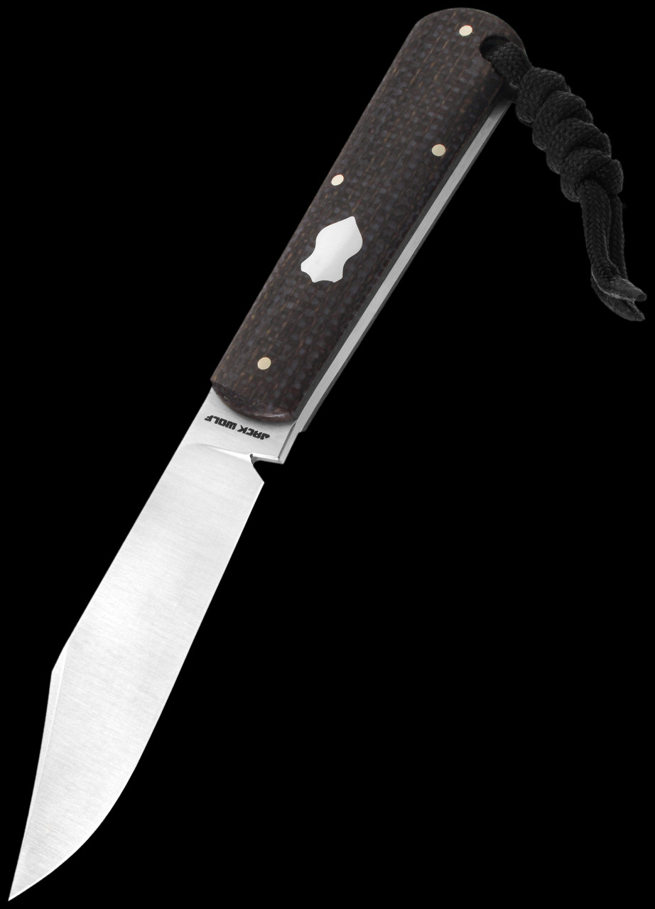 Jack Wolf Knives Gateway FIXedc Vibe Jute Bison Fixed Blade