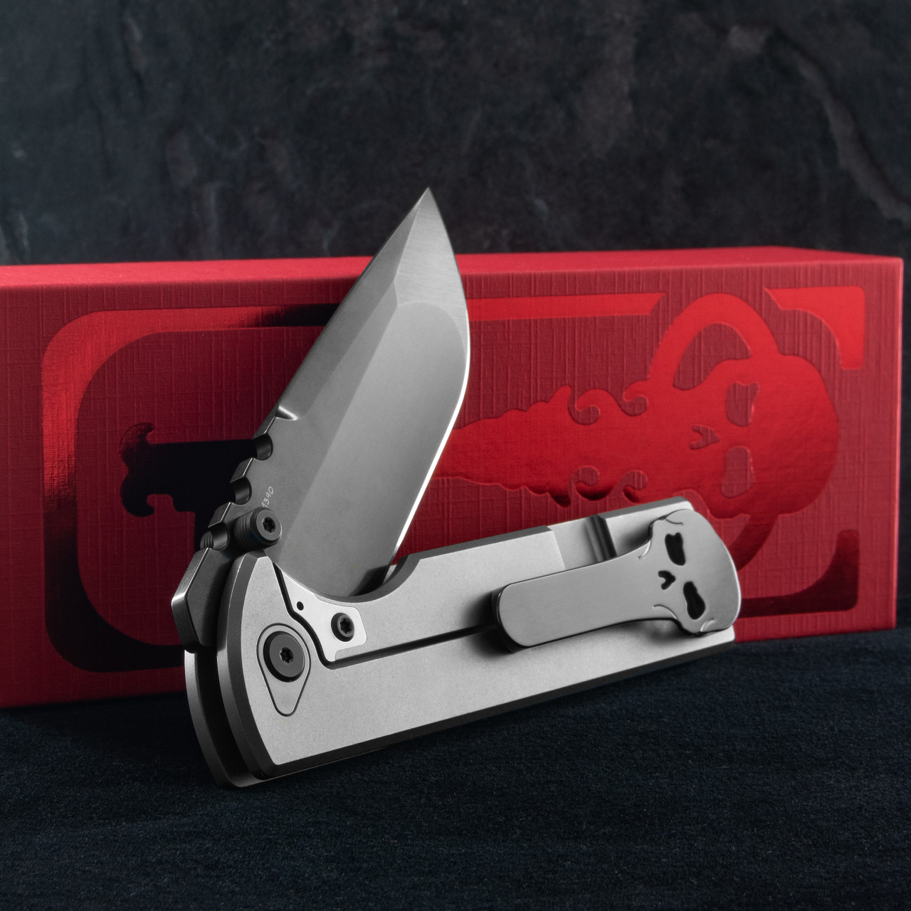 Chaves Knives NTAK 229 Framelock Gry Folding Knife
